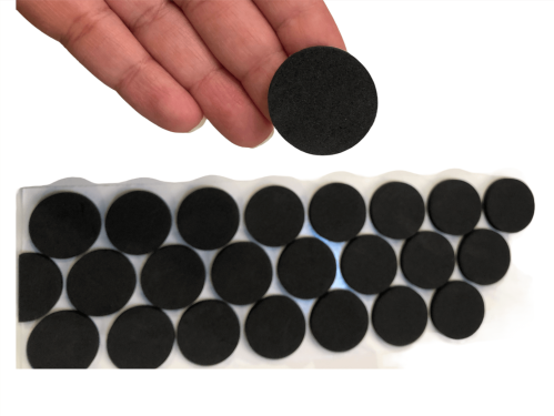 قاعدات حمايه اسود من الفلين 23 حبة