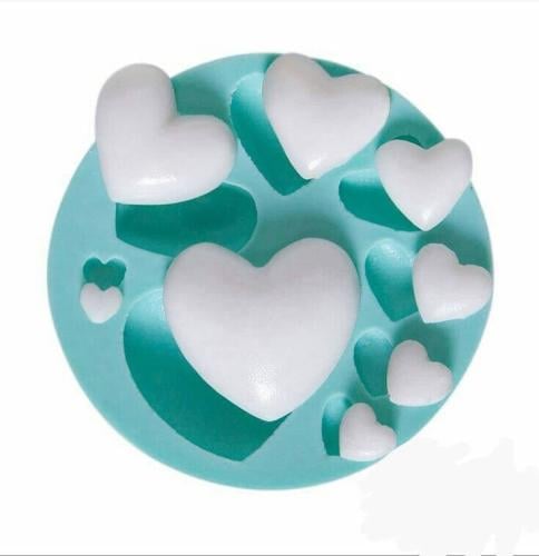 قالب سيليكون قلوب