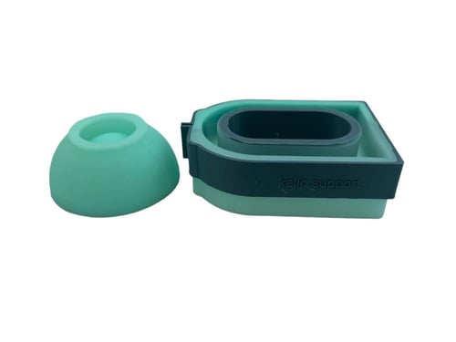 قالب مبخرة و قاعدة مع دعامة