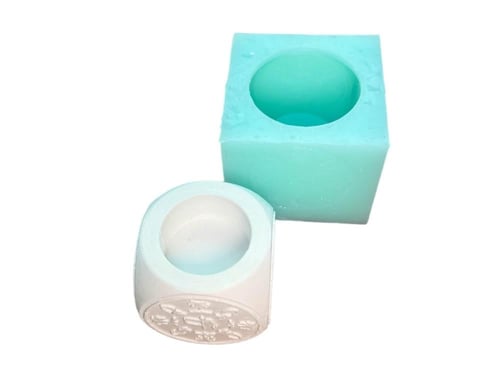 قالب سيليكون مبخرة بشعار يوم التأسيس