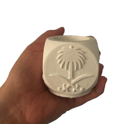 قالب سيليكون مبخرة بخريطة المملكة و سيفين ونخلة