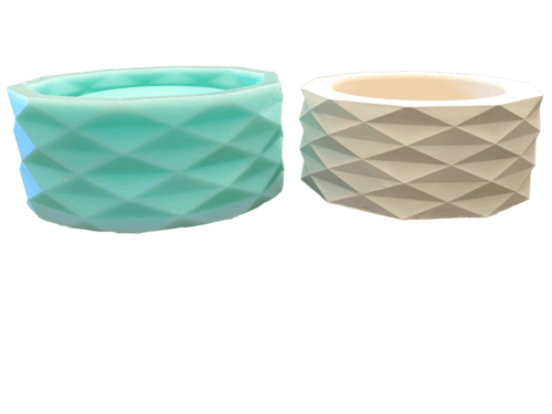 قالب سيليكون سخان او حوض زراعة بشكل مميز