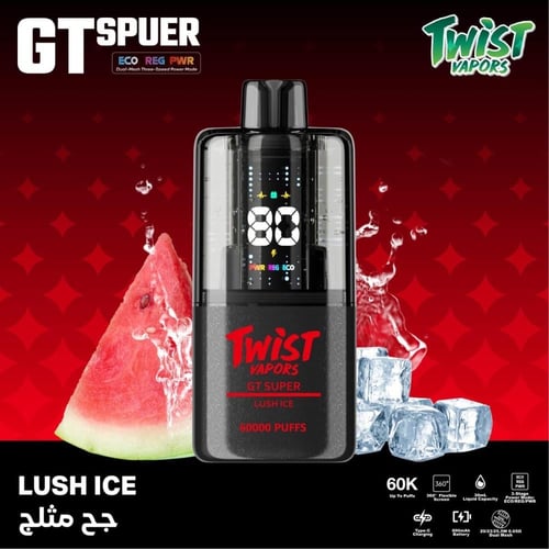 TWIST VAPOR GT SUPER 60K puff - تويست جي تي سوبر 6...