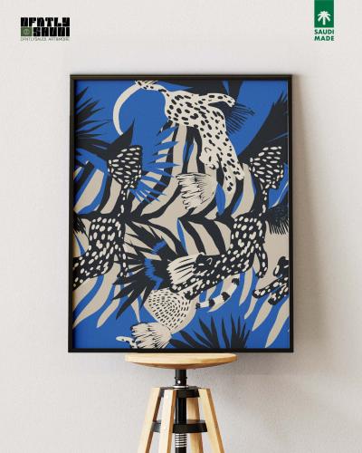 Blue forest