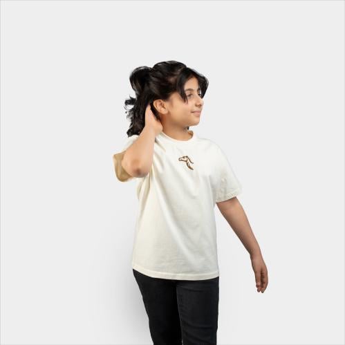 تيشيرت أطفال - أبيض