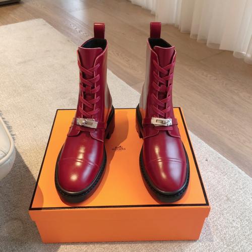 Hermès Leather boots