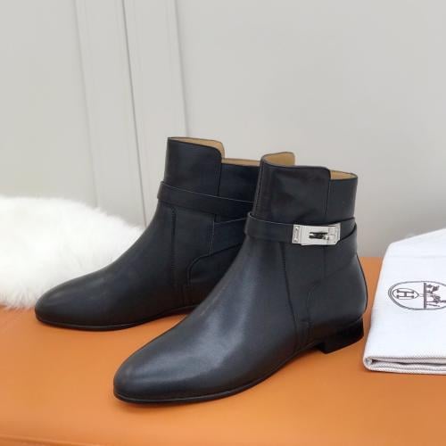 Hermès Leather boots