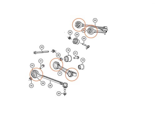 جلد مقصات أمامي كرايسلر