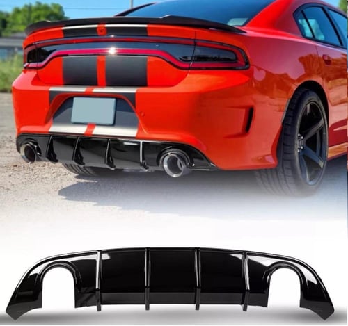 دفيوزر رياضي تشارجر اسود لمعة