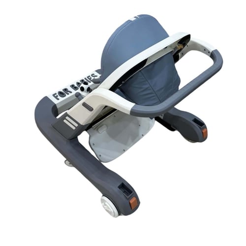 مشاية أطفال مع تعليم مشي ولوحة العاب وفرامل درج