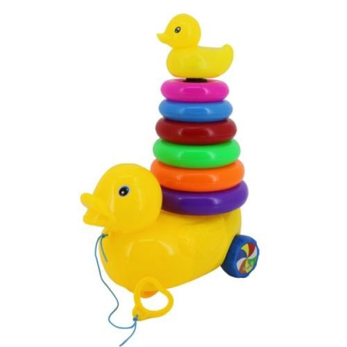 لعبة برج البطة قوس قزح للتعرف على الألوان