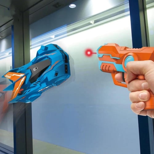 سيارة تسلق حائط تمشي بتتبع الليزر