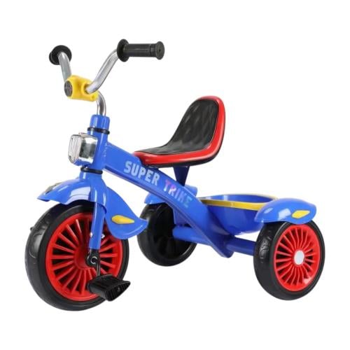 دراجة ثلاثة عجل بسلة خلفية