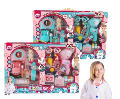 عروسة مع أدوات الدكتور