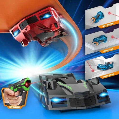 سيارة تسلق حائط تمشي بتتبع الليزر