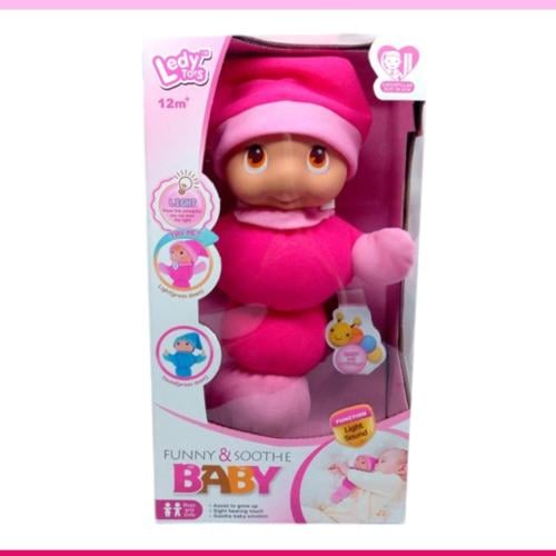 عروسة اليرقة بصوت ضغاط وإضاءة داخلية