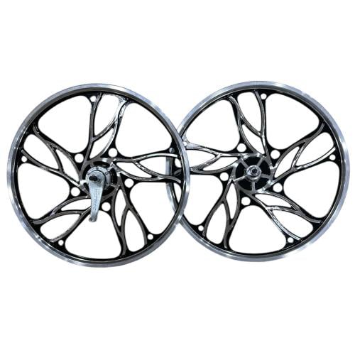 جنوط شعلة (كروم + اسود) فرامل ركبة