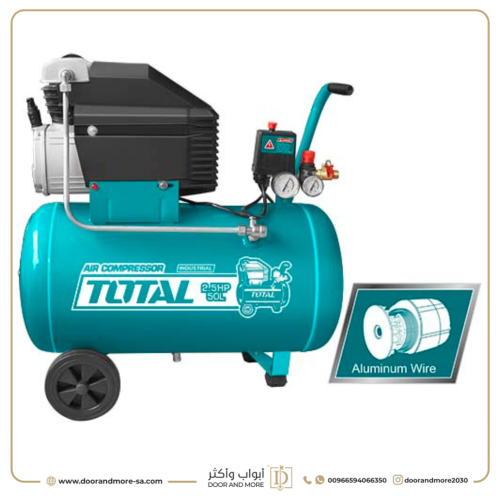 مضخة هواء 50 لتر عادي TOTAL