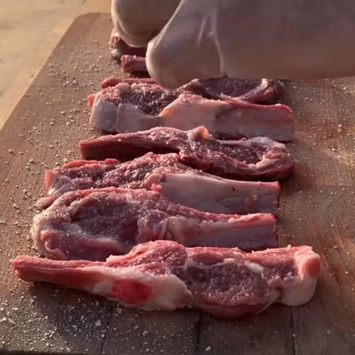 ريش غنم طازج الوزن 1 كجم