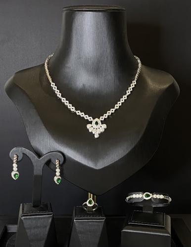 طقم زركون W00039