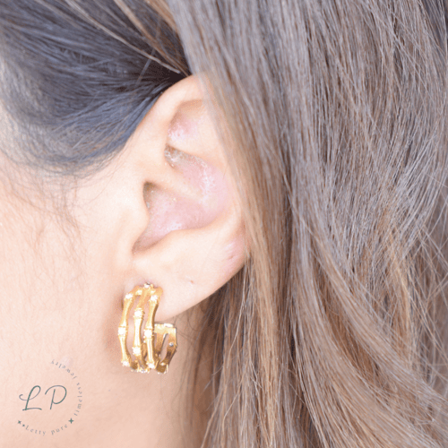 Zircon Wave Earring