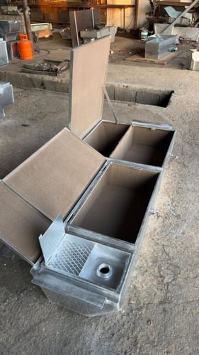 تانكي الالمنيوم 100 لتر مع شنطة حديد جيب شاص