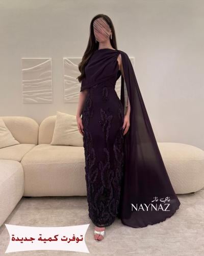 فستان سهرة شيفون مميز
