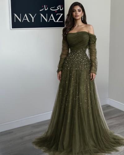 فستان سهرة تل كلوش