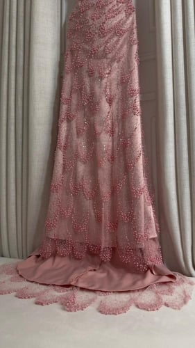 فستان خرز مع شال