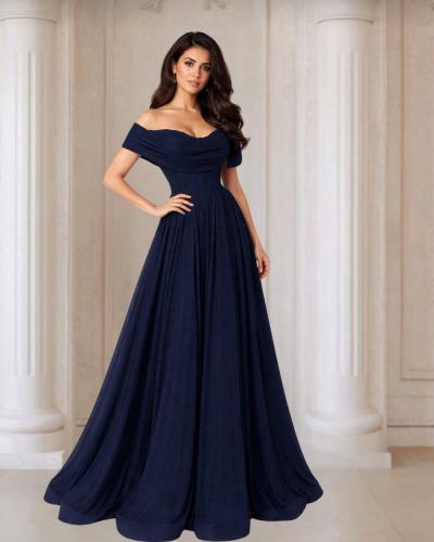 فستان سهرة كورسيه كلوش