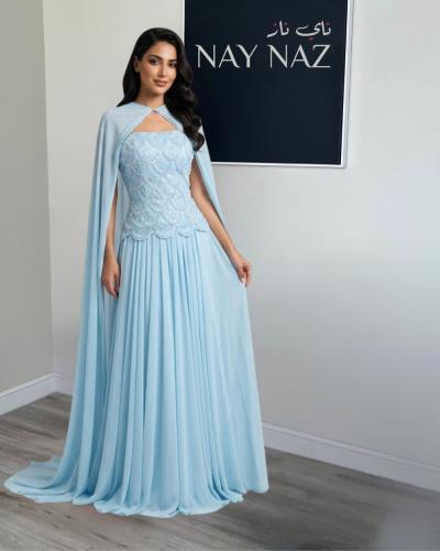 فستان كلفة شيفون شال