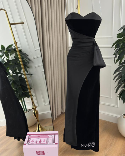 فستان سهرة مخمل مميز