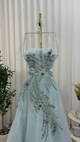 فستان كلفة تطريز سهرة