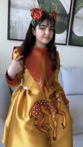 فستان الغزال