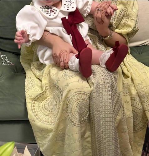 فستان بربتوز بناتي انيق للمناسبات بالاسم