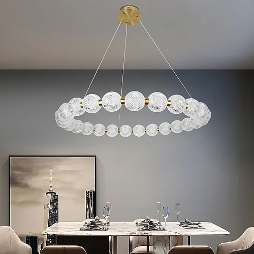 نجف مودرن زيتي 3اضاءات 36 واط مقاس 80 سم