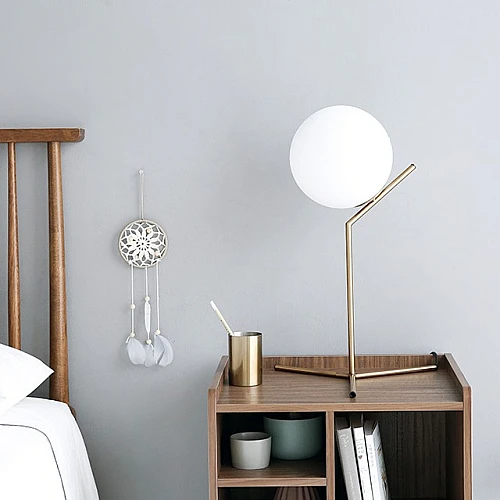 مصباح طاولة مودرن كروي زيتي E27