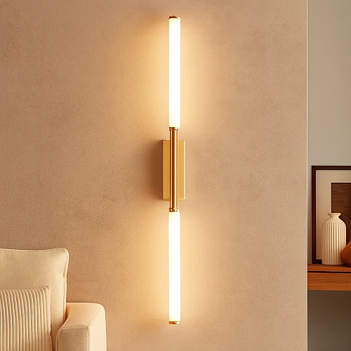 ابليك مودرن ذهبي لون الانارة 3 اضاءات واط 9 مقاس 7...