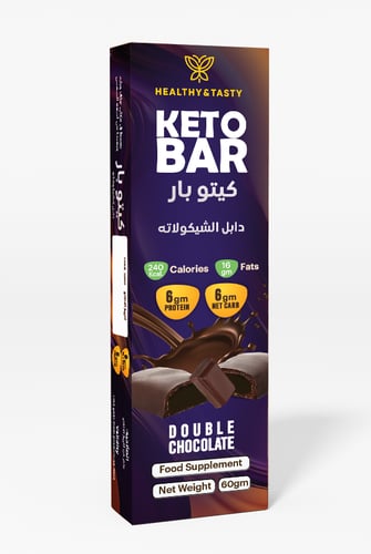 كيتو بار شوكولاتة 60 جم - هيلثي & تيستي