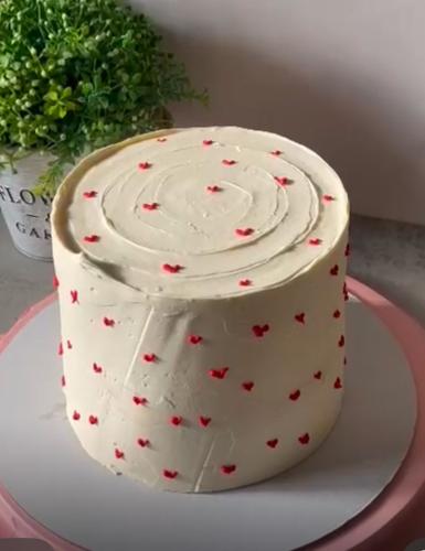 6-inch tall cake