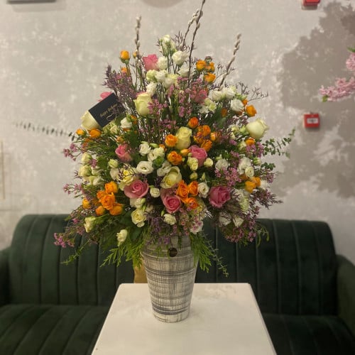 فازة ورد طبيعي N8