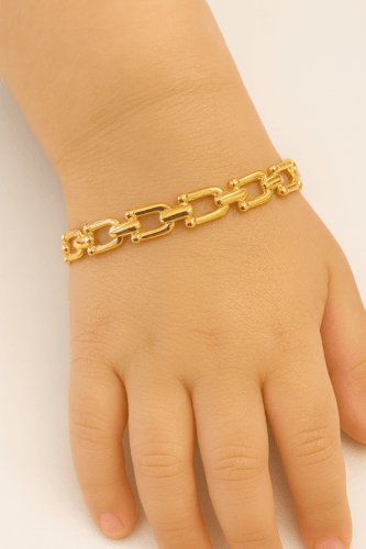 إسوارة طفلة ذهب عيار ١٨