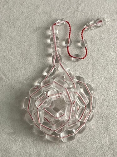 مسباح كاست شفاف عدد الخرز ٤٥ القياس ٩ في ١٢.٣٠