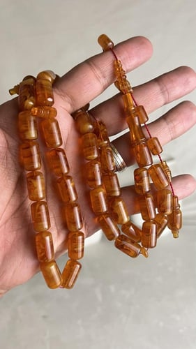 بكلايت صب قديم عكروكي فرنسي عدد الخرز ٣٧ القياس ٩،...