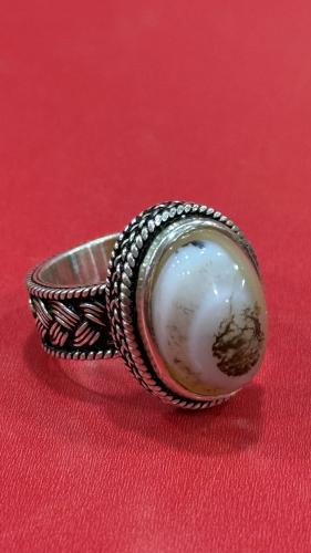 خاتم فضه والفص سليماني مشجر