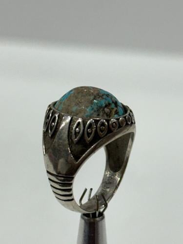 خاتم فضة فيروز