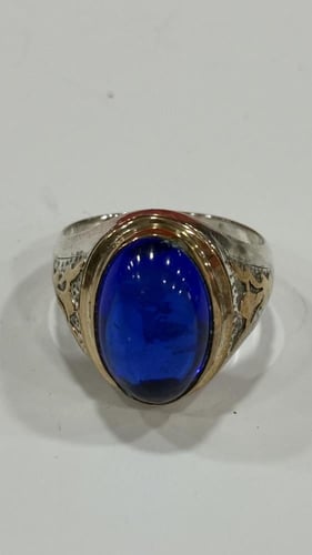 خاتم فضه مقاس 25