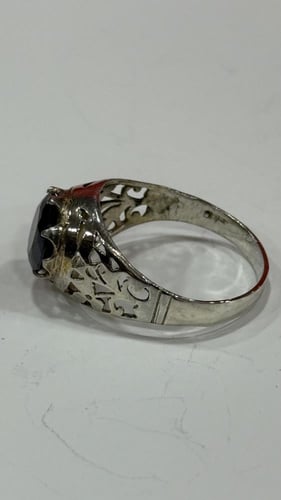 خاتم فضه مقاس 26