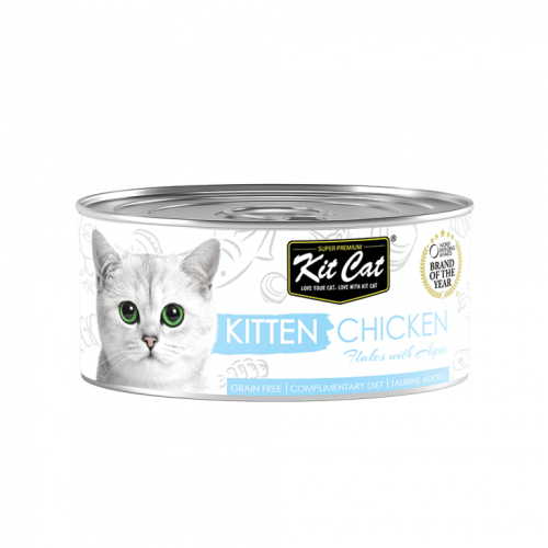 كت كات طعام رطب للقطط الصغيرة بالدجاج 80غ