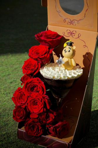 Graduation Rose Martini